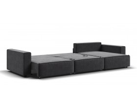 Угловой диван Босс Софт Модуль MAX Вельвет Корд графит