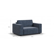 Кресло Босс Софт Модуль Велюр Роял синий