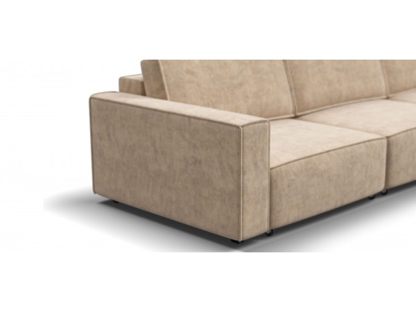 Угловой диван Босс Софт Модуль Макс Велюр Роял шампань