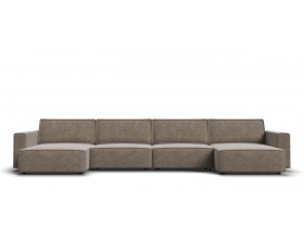 П-образный диван Босс Софт Модуль Велюр Роял тауп