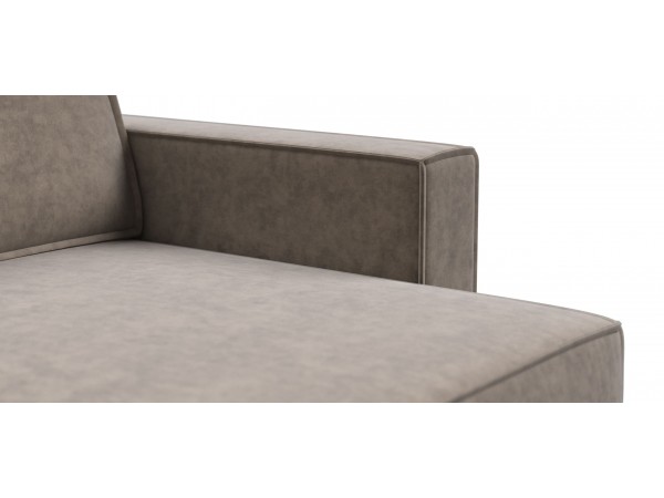 П-образный диван Босс Софт Модуль Велюр Роял тауп