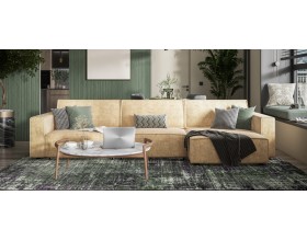 Угловой диван Босс Софт Модуль Макс Велюр Роял шампань