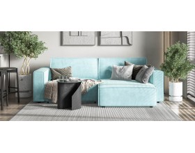 Угловой диван Босс Софт Модуль Велюр Монолит аква