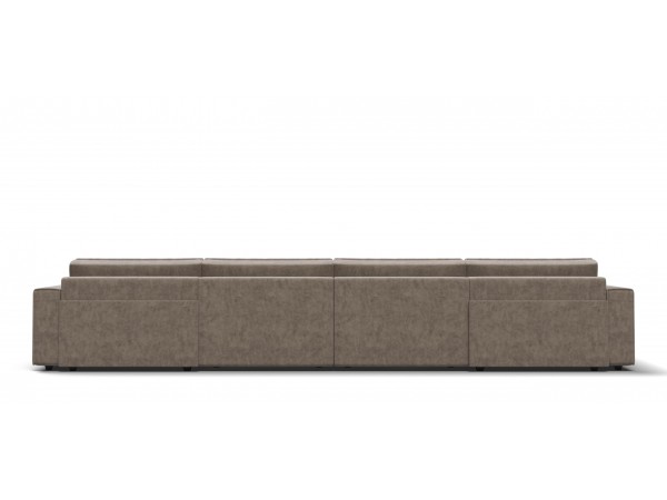 П-образный диван Босс Софт Модуль Велюр Роял тауп