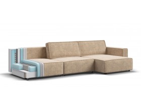 Угловой диван Босс Софт Модуль Макс Велюр Роял шампань