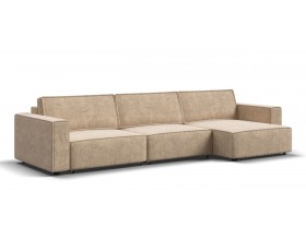 Угловой диван Босс Софт Модуль Макс Велюр Роял шампань