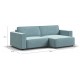 Угловой диван Босс Софт Модуль Велюр Монолит аква