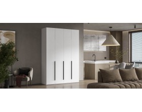 Босс Стандарт 160*236 шкаф распашной 4Д+ящики Белый