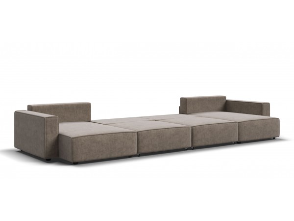 П-образный диван Босс Софт Модуль Велюр Роял тауп