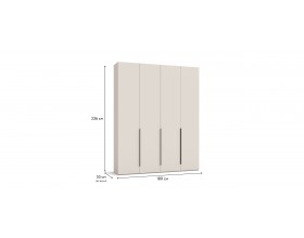 Босс Стандарт 180*236 шкаф распашной 4Д+ящики Кашемир