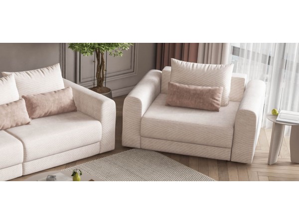 Кресло РИЧМОНД MODOOL Вельвет CORD бежевый