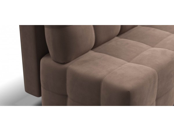 Диван Уют мини велюр Монолит мокко