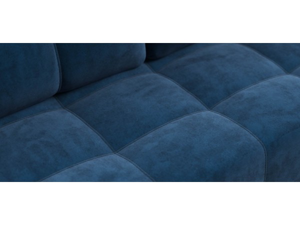 Диван Уют велюр Монолит синий