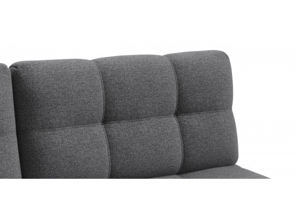 Диван Уют мини Рогожка Мальмо серый