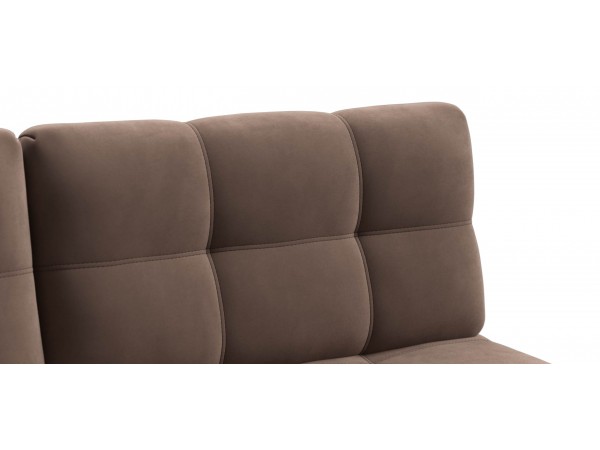 Диван Уют мини велюр Монолит мокко