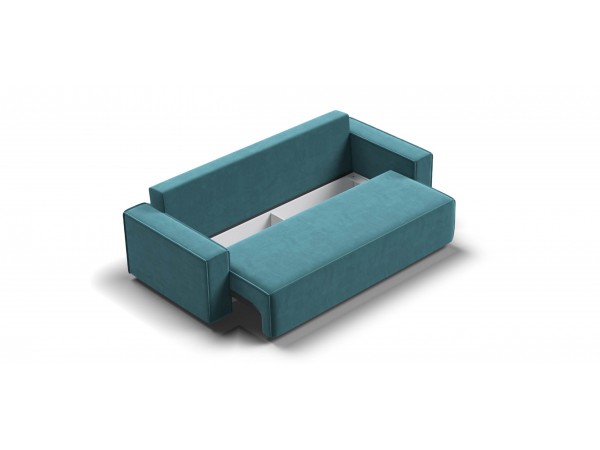 Диван Лофт велюр Монолит зеленый