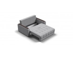 Диван Босс Маркет двухместный велюр Монолит сталь