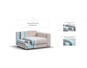 Кресло Ричмонд Модуль Вельвет Корд бежевый