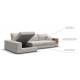 Угловой диван-кровать Босс Модуль XL левый, полка справа, Шенилл Смарт кварц