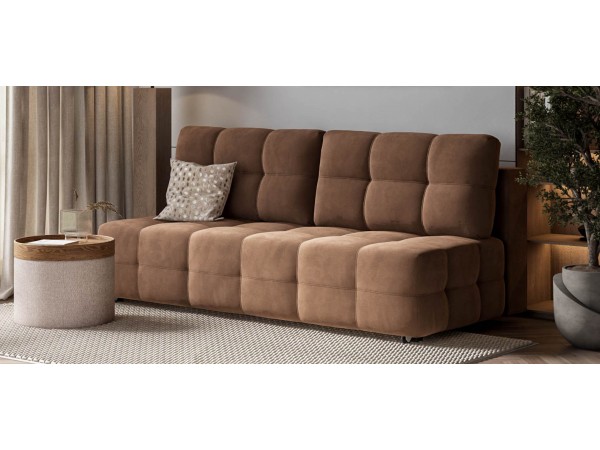 Диван Уют мини велюр Монолит мокко