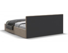 МП Белла Кровать+ПМ 160*200 велюр Монолит латте