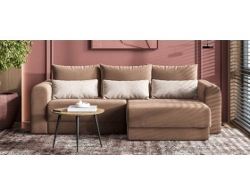 Модульный угловой диван Ричмонд Модуль Велюр Монолит мокко