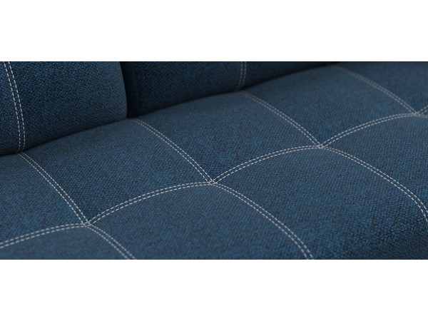 Диван Атланта НПБ 90 Рогожка Мальмо синий