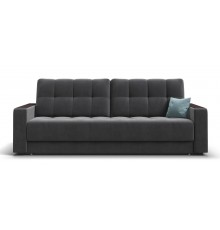 Диван Босс Маркет велюр Монолит серый
