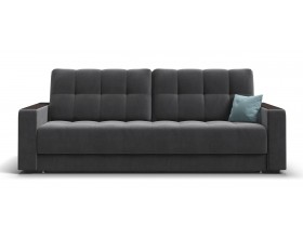 Диван Босс Маркет велюр Монолит серый