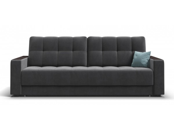 Диван Босс Маркет велюр Монолит серый