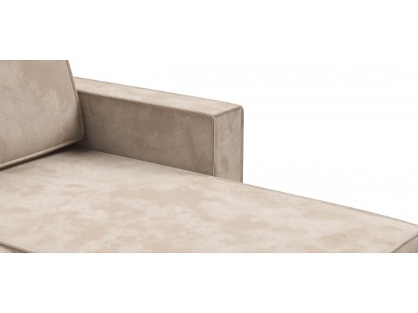Угловой диван Лофт велюр Алькантара пепел