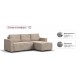 Угловой диван Лофт велюр Алькантара пепел