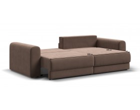 Модульный угловой диван Ричмонд Модуль Велюр Монолит мокко