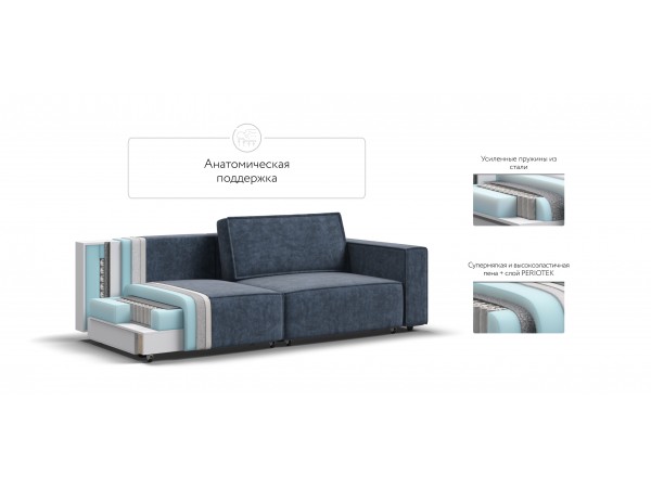 Диван BOSS SOFT MODOOL Велюр Royal топаз NEW