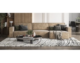 Угловой диван Босс Софт Модуль Макс Велюр Роял тауп