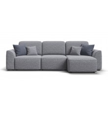 Угловой диван KING SE Рогожка Vento серый