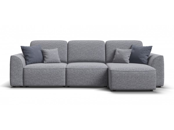 Угловой диван KING SE Рогожка Vento серый