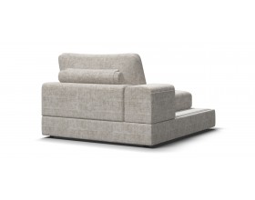 Босс Модуль оттоманка левая Шенилл Смарт кварц