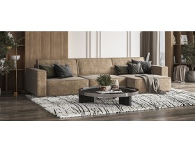 Угловой диван Босс Софт Модуль Макс Велюр Роял тауп