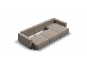 Угловой диван Босс Софт Модуль Макс Велюр Роял тауп