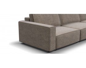 Угловой диван Босс Софт Модуль Макс Велюр Роял тауп