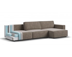 Угловой диван Босс Софт Модуль Макс Велюр Роял тауп
