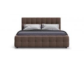 Босс Кровать+ПМ 180*200 Велюр Монолит мокко