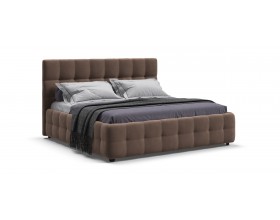 Босс Кровать+ПМ 180*200 Велюр Монолит мокко