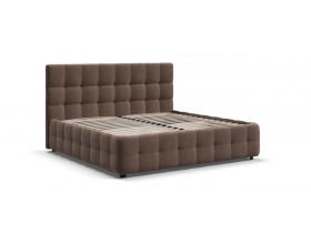Босс Кровать+ПМ 180*200 Велюр Монолит мокко