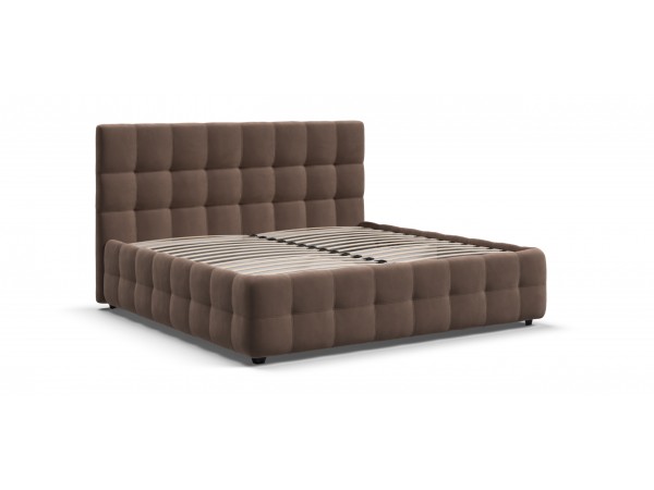 Босс Кровать+ПМ 180*200 Велюр Монолит мокко