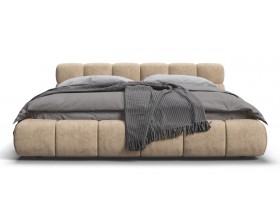 Босс Дрим Кровать+ПМ 180*200 Велюр Роял шампань