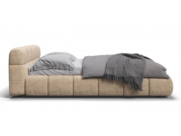 Босс Дрим Кровать+ПМ 180*200 Велюр Роял шампань