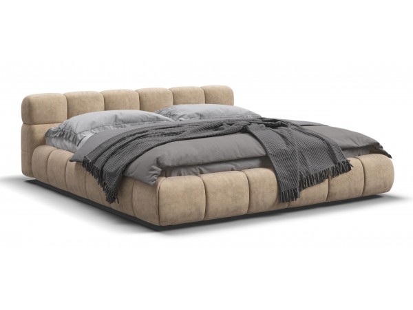 Босс Дрим Кровать+ПМ 180*200 Велюр Роял шампань