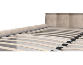 Босс Кровать+ПМ 160*200 Велюр Алькантара пепел